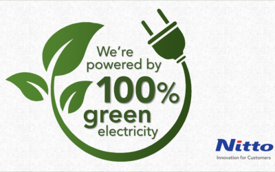 Nitto je poháněno 100% zelenou elektřinou v celém regionu EMEA !