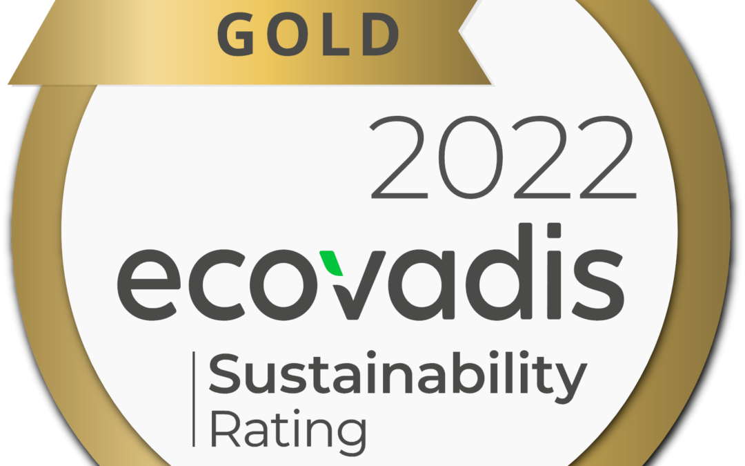 Ocenění zlaté medaile EcoVadis