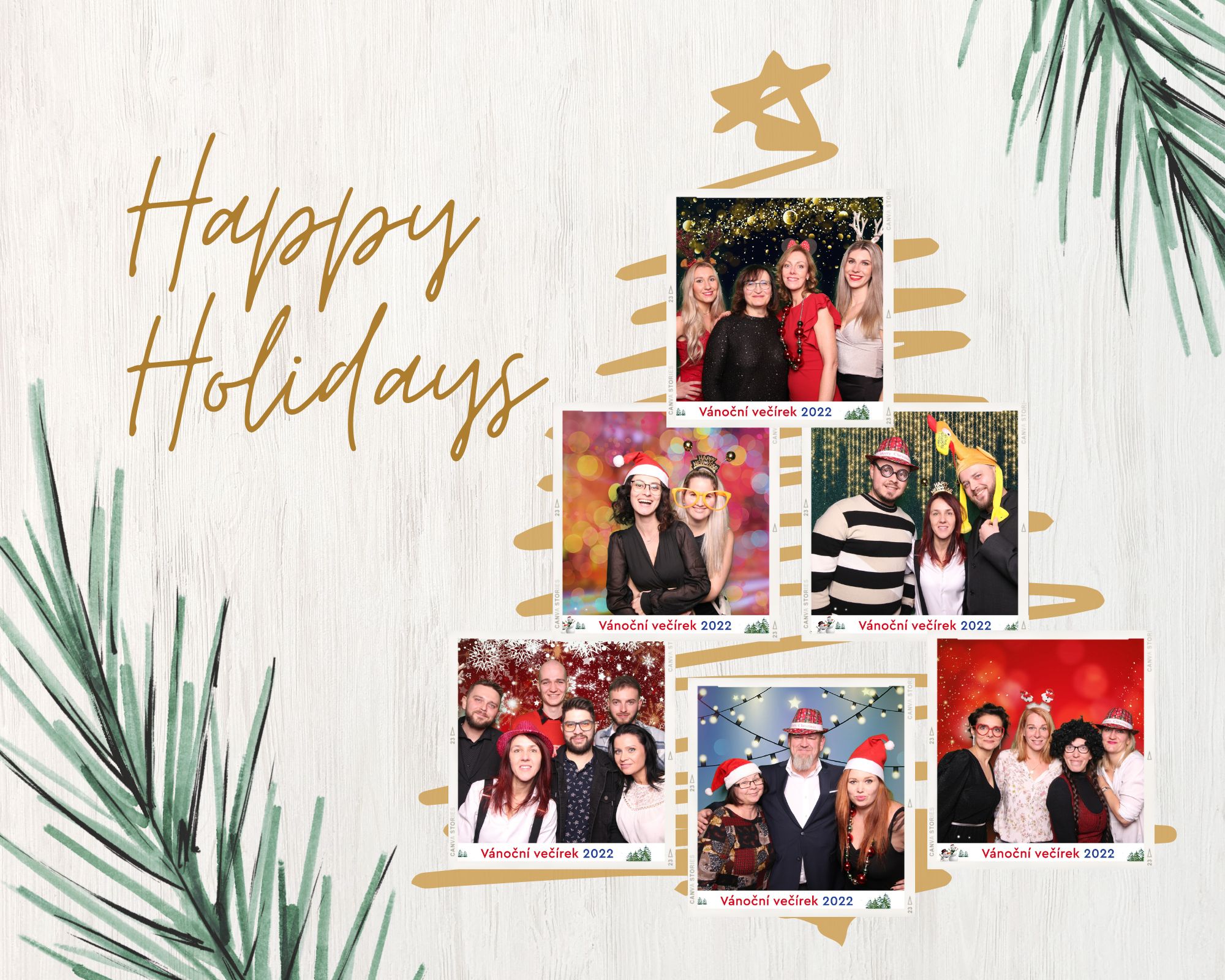 Happy Holidays Photo Collage