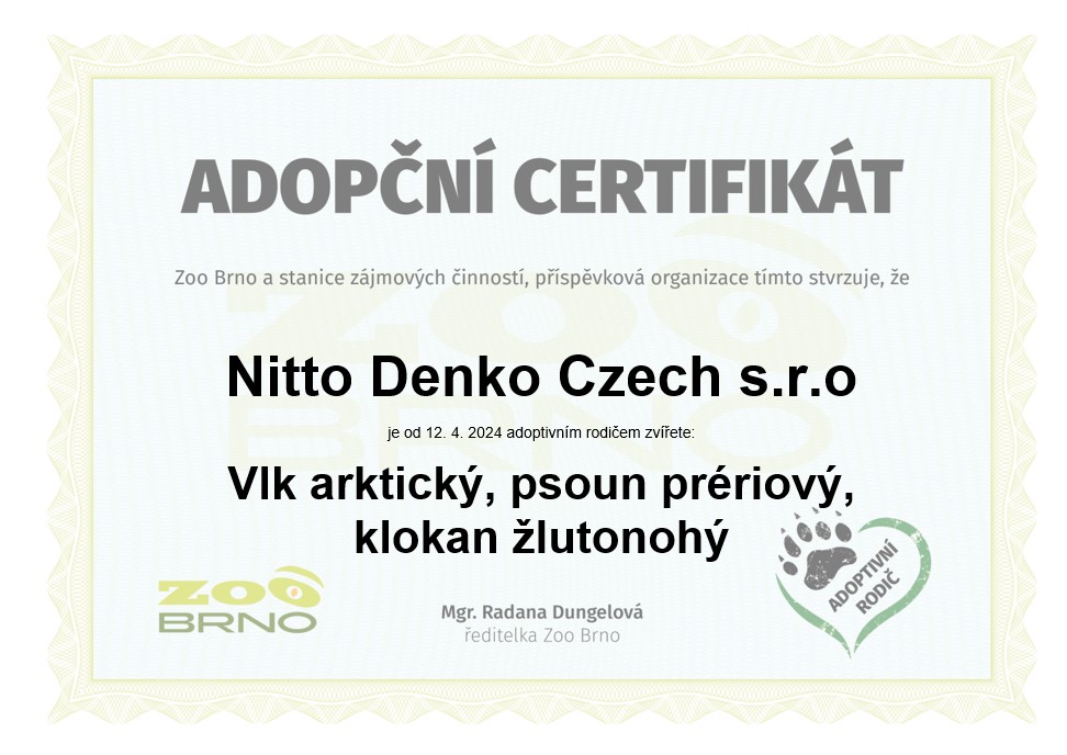 Certifikát 2024